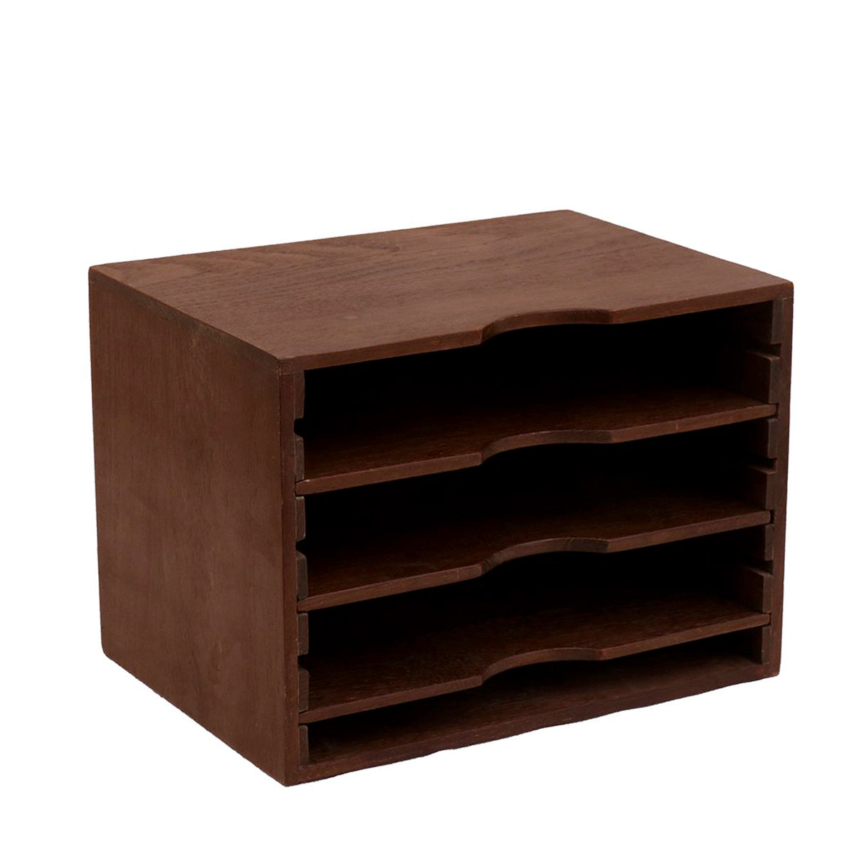 Ledger Solid Wood Horizontal Paper Rack - Dark - product image 4