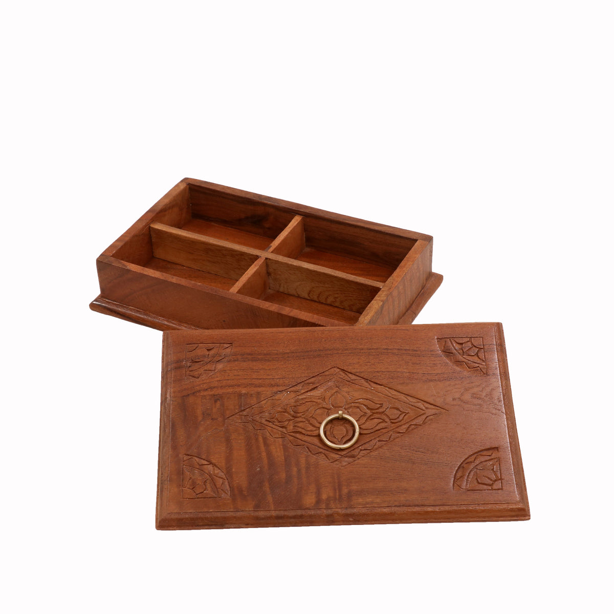 Nell Solid Wood Storage Box — view 1