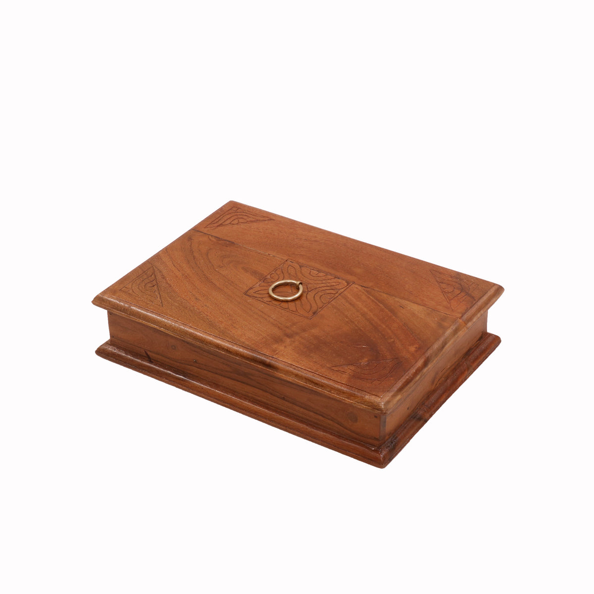 Naia Solid Wood Storage Box — view 3