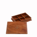 Naia Solid Wood Storage Box — view 1