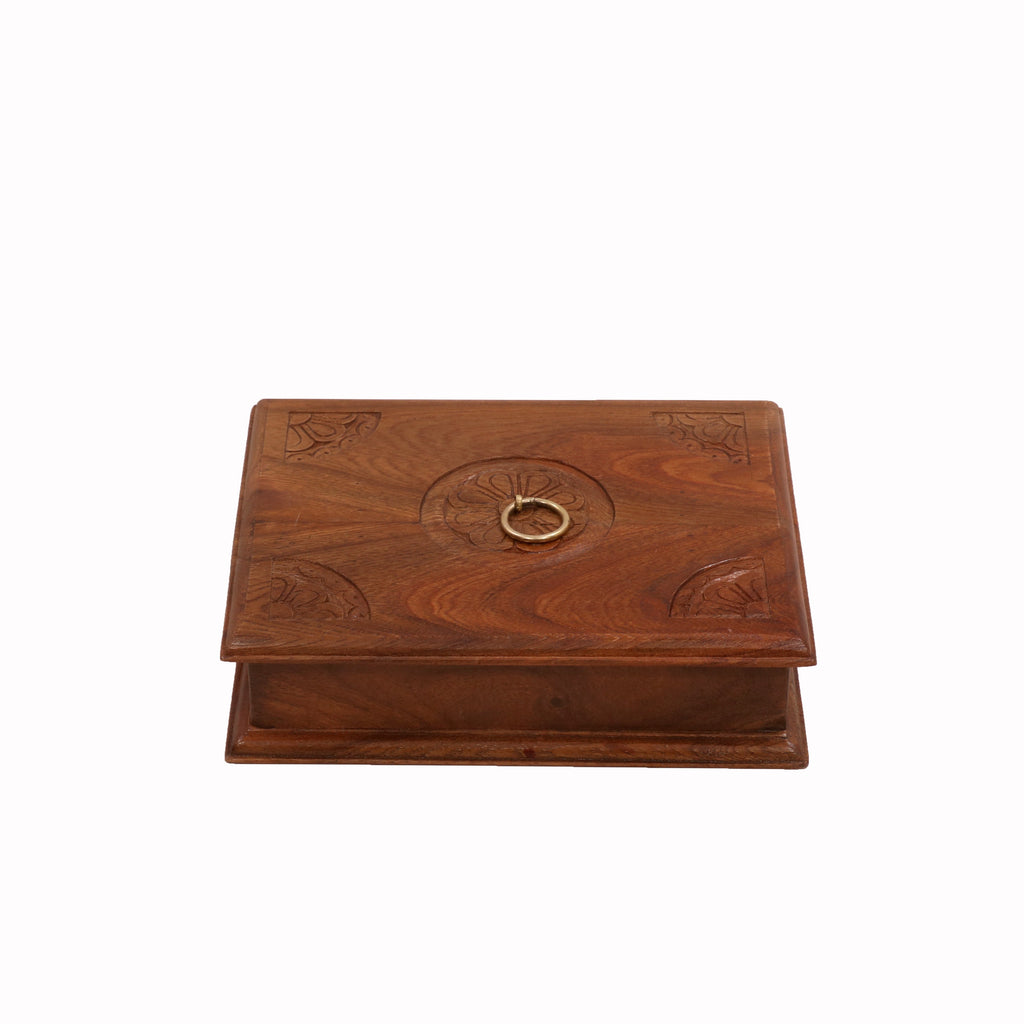 Mira Solid Wood Storage Box — view 2
