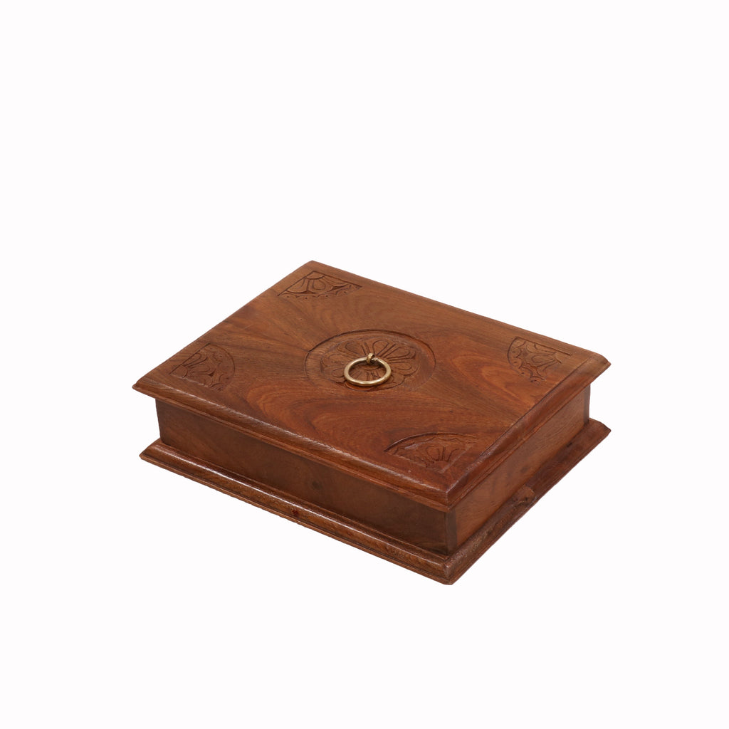 Mira Solid Wood Storage Box — view 4