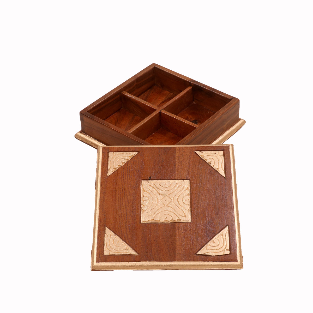 Margot Solid Wood Storage Box — view 1