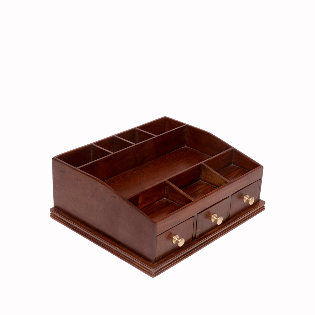 Orson Solid Wood 11 Slot Desk Organizer - Natural - product image 4