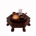 Nola Solid Wood Bajot Table — view 1