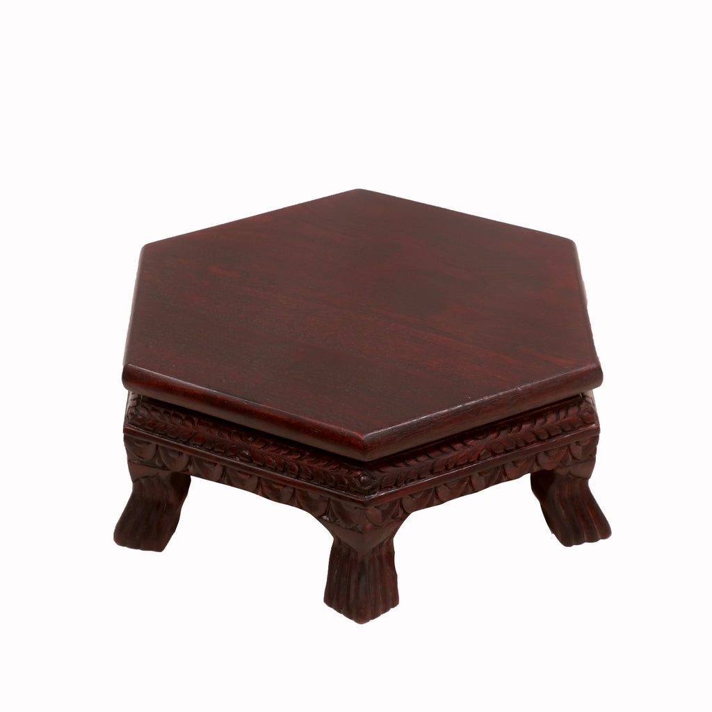 Naia Carved Bajot Table — view 4
