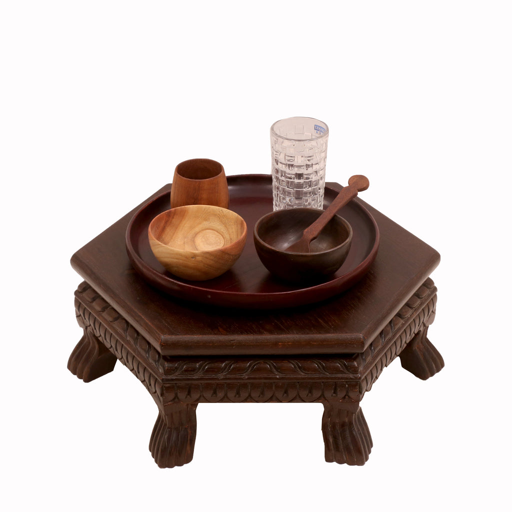 Anais Solid Wood Bajot Table — view 1