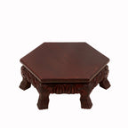 Mirabel Solid Wood Bajot Table — view 2