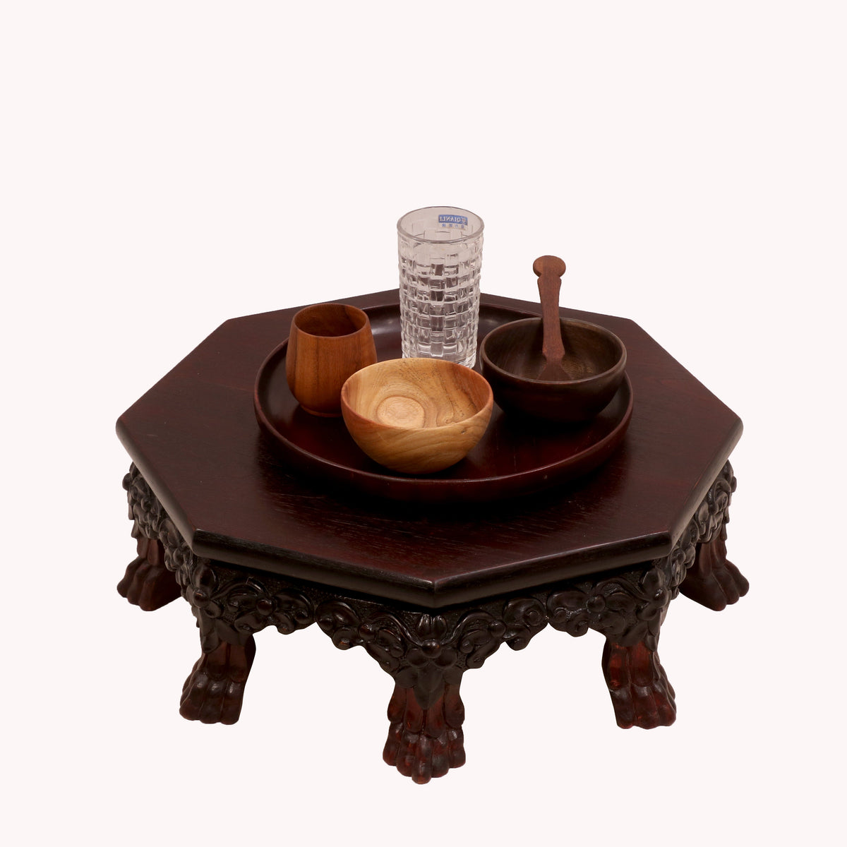 Amara Carved Bajot Table — view 1