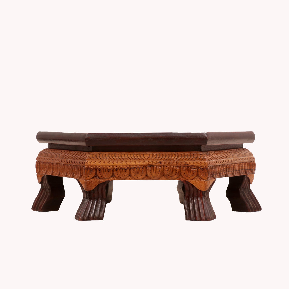 Romy Hexagonal Leaf Bajot Table — view 4