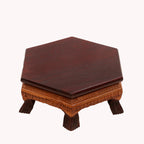Romy Hexagonal Leaf Bajot Table — view 2