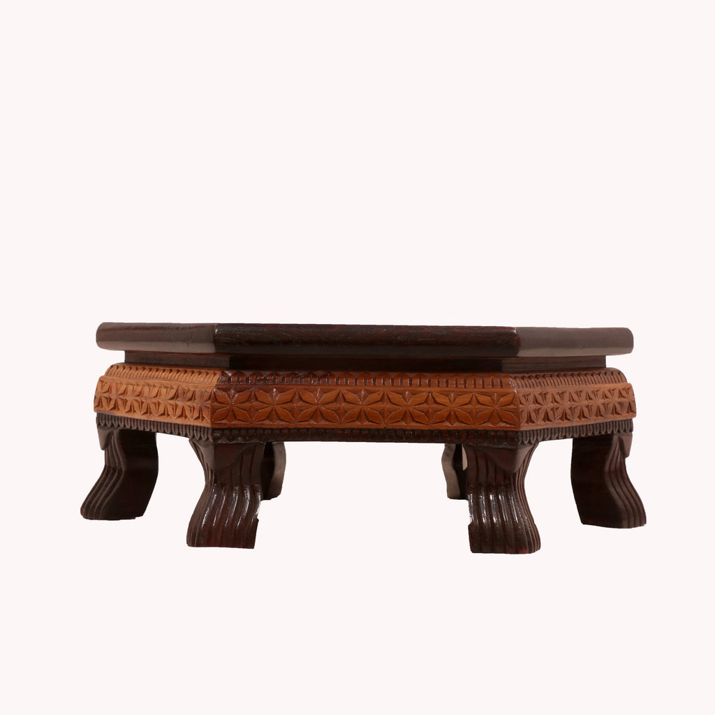 Rowan Floral Hexagonal Bajot Table — view 3