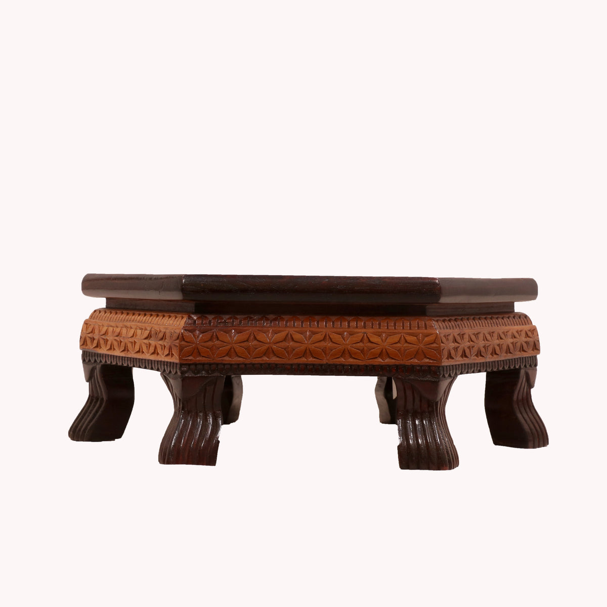 Rowan Floral Hexagonal Bajot Table — view 3