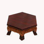 Alma Hexagonal Rustic Bajot Table — view 4