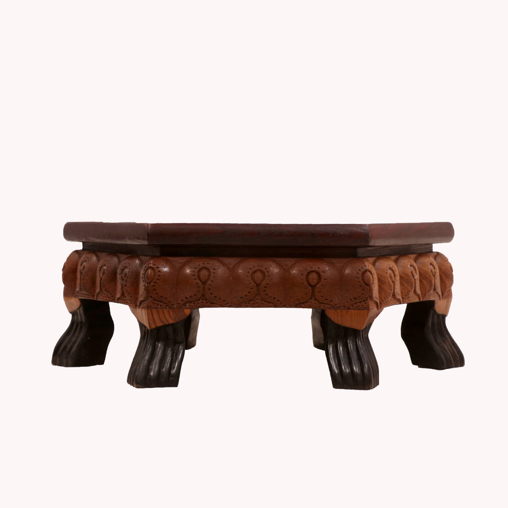 Riva Floral Hexagonal Bajot Table — view 3
