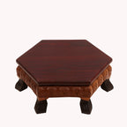 Riva Floral Hexagonal Bajot Table — view 2