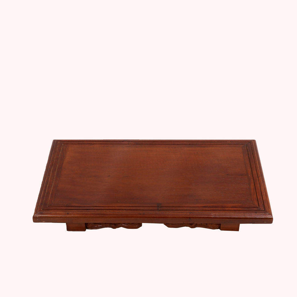 Liora Carved Folding Bajot Table — view 3