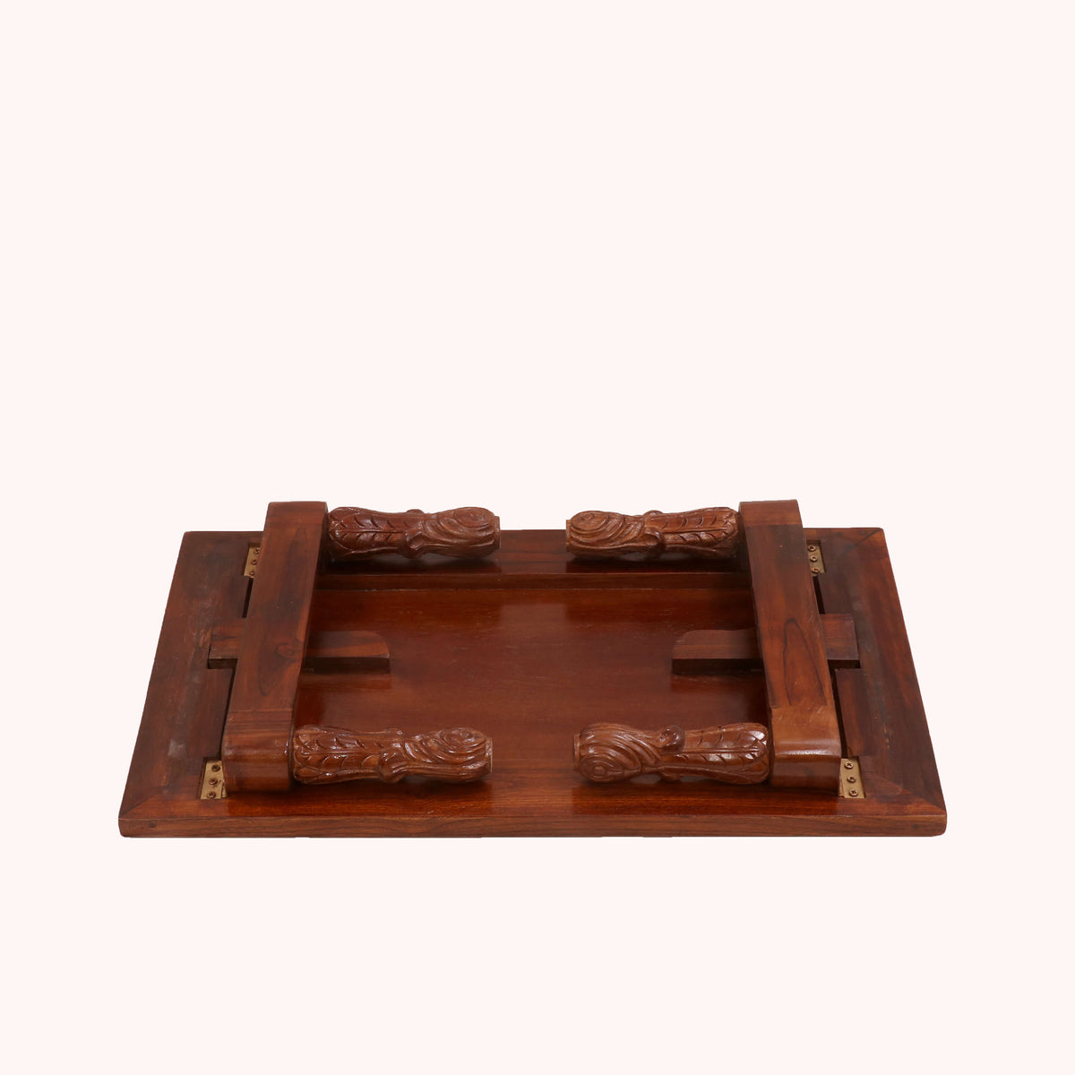Liora Carved Folding Bajot Table — view 4