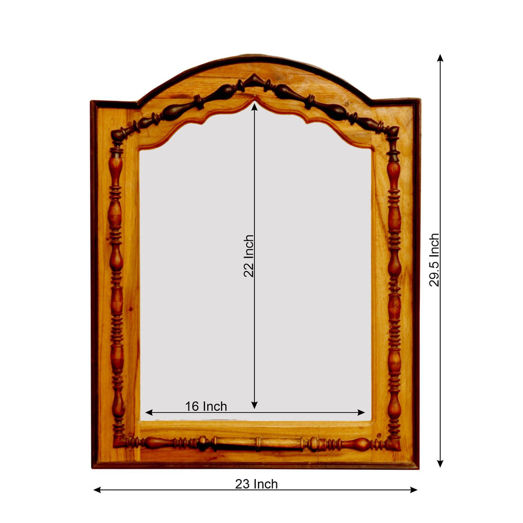 Rosalind Solid Wood Wall Mirror — view 3