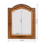 Rosalie Solid Wood Wall Mirror — view 3
