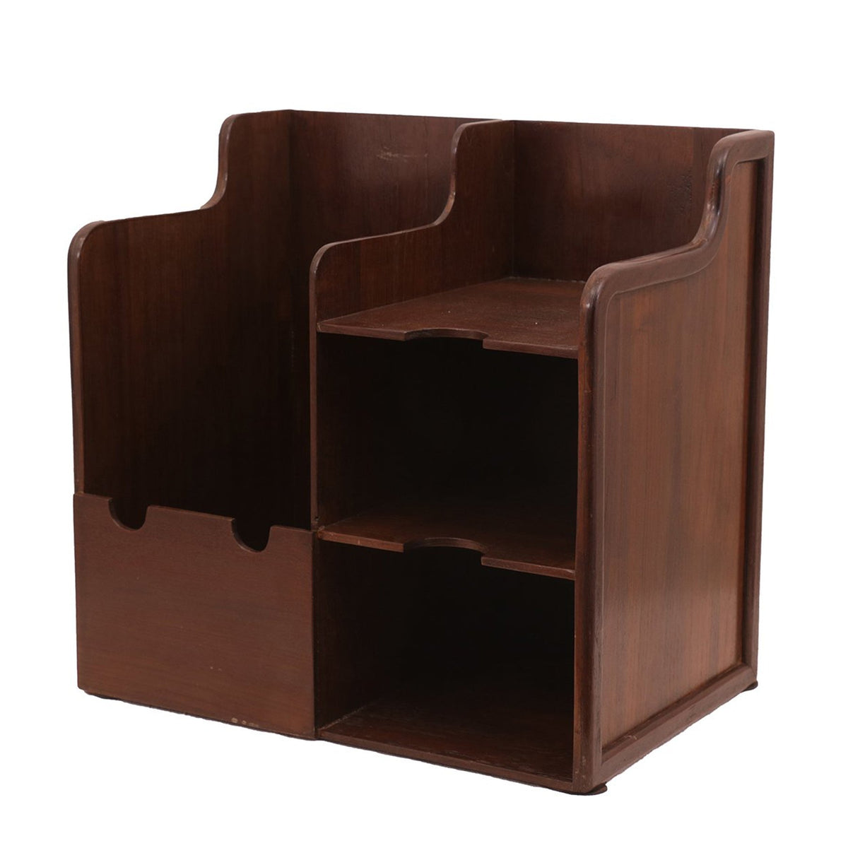 Varen Solid Wood Desktop File Rack - Dark - product image 2