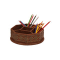Facet Solid Wood Octagonal Desk Organizer - product image 1