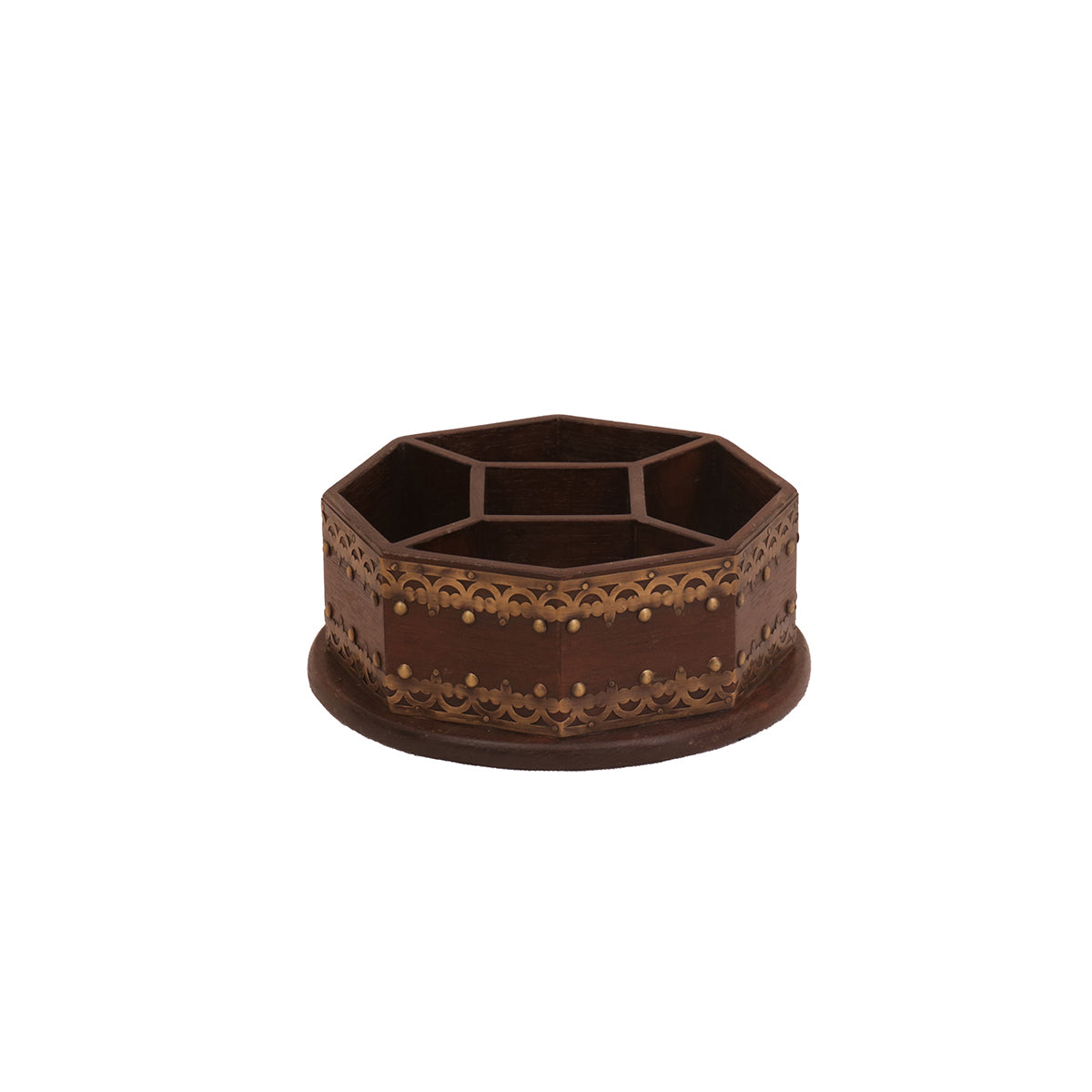 Tobin Solid Wood 5 Slot Pen Holder - Dark - product image 2