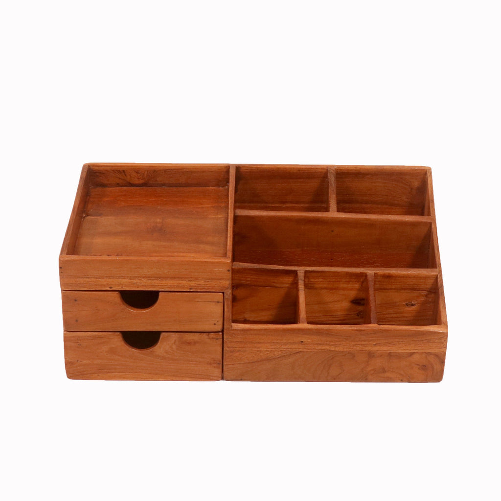 Reeve Solid Wood 7 Compartment Desk Organizer - product image 6
