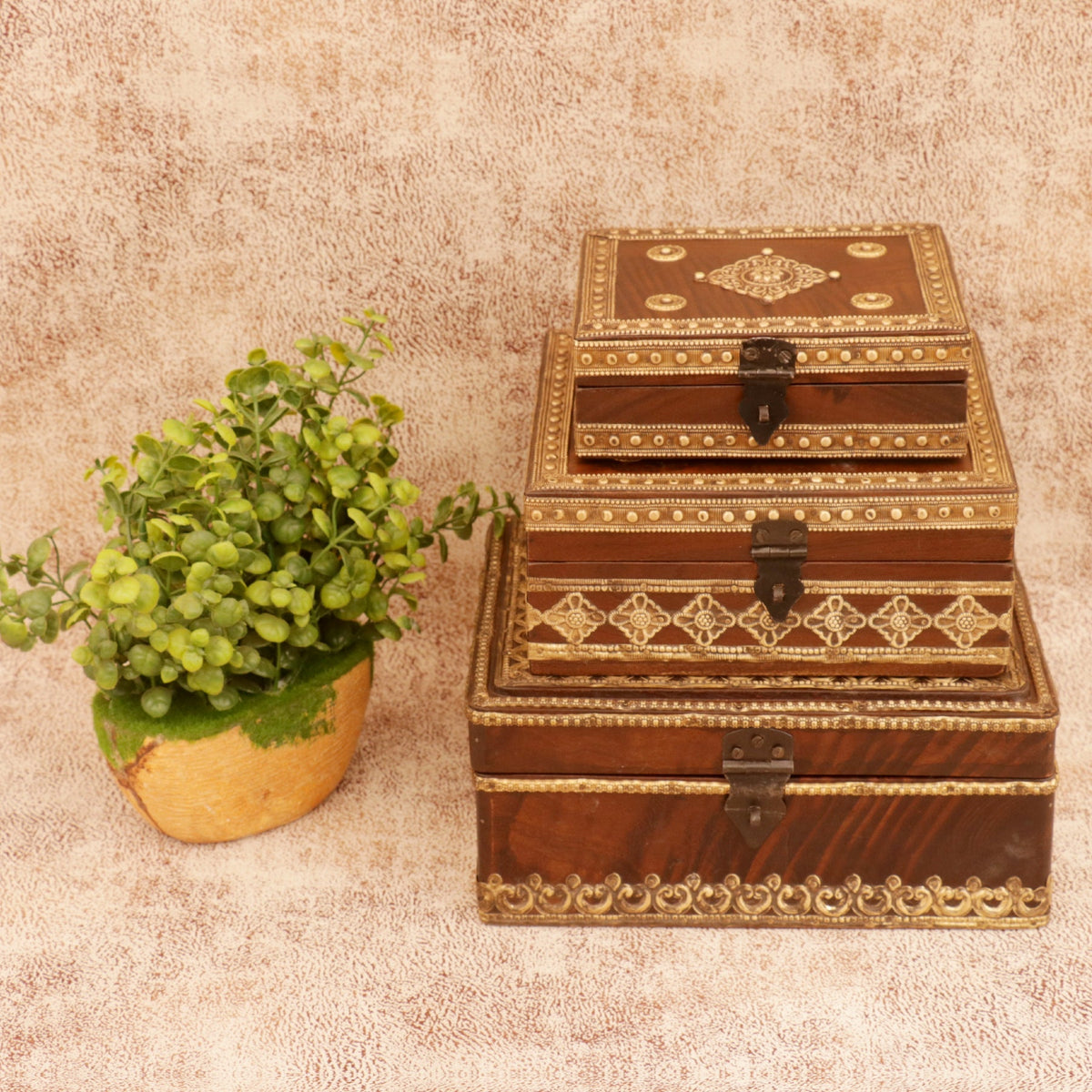 Rowan Solid Wood Storage Box — view 1