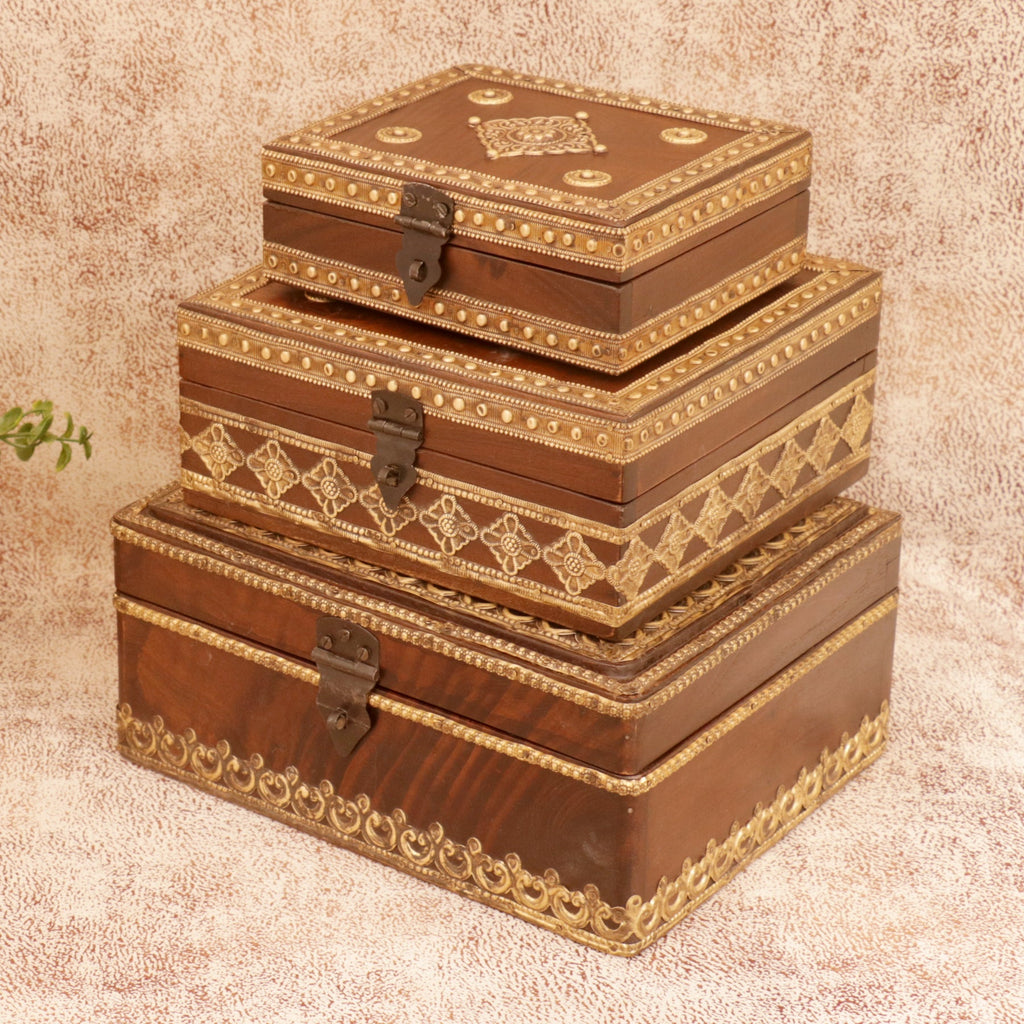 Rowan Solid Wood Storage Box — view 2