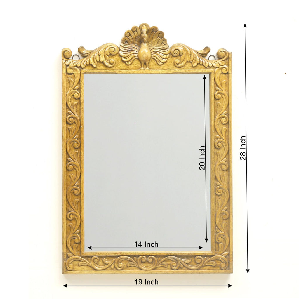 Renee Solid Wood Wall Mirror — view 11