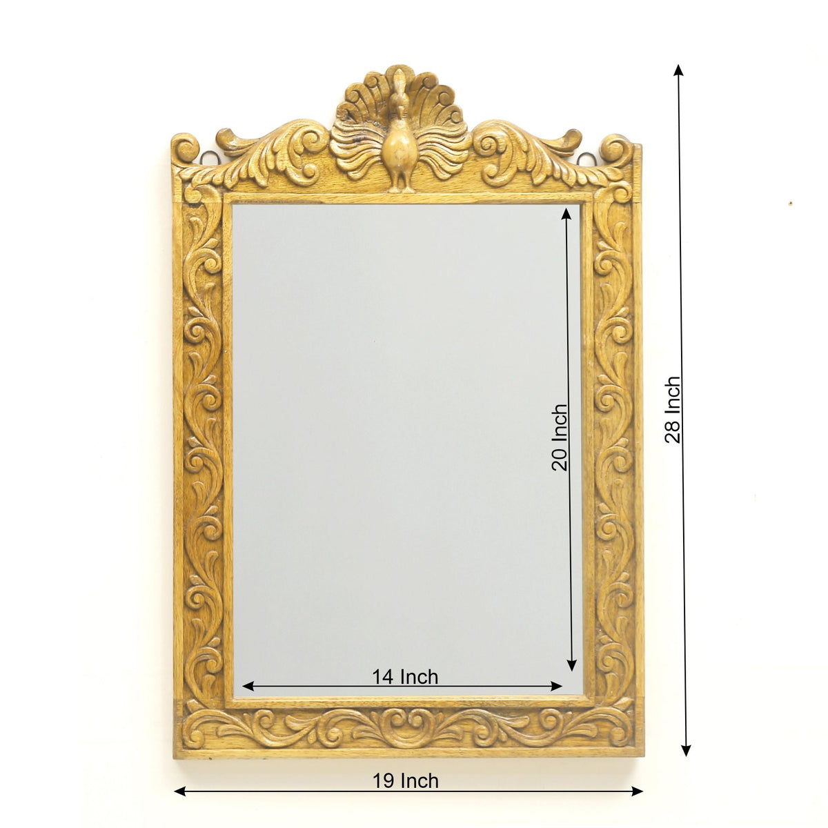 Renee Solid Wood Wall Mirror — view 11