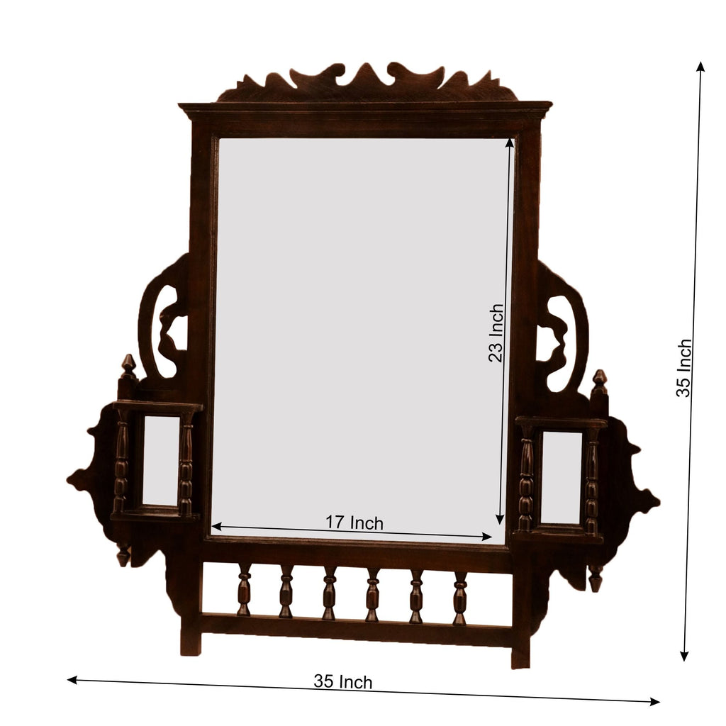 Primrose Carved Wall Mirror — view 2