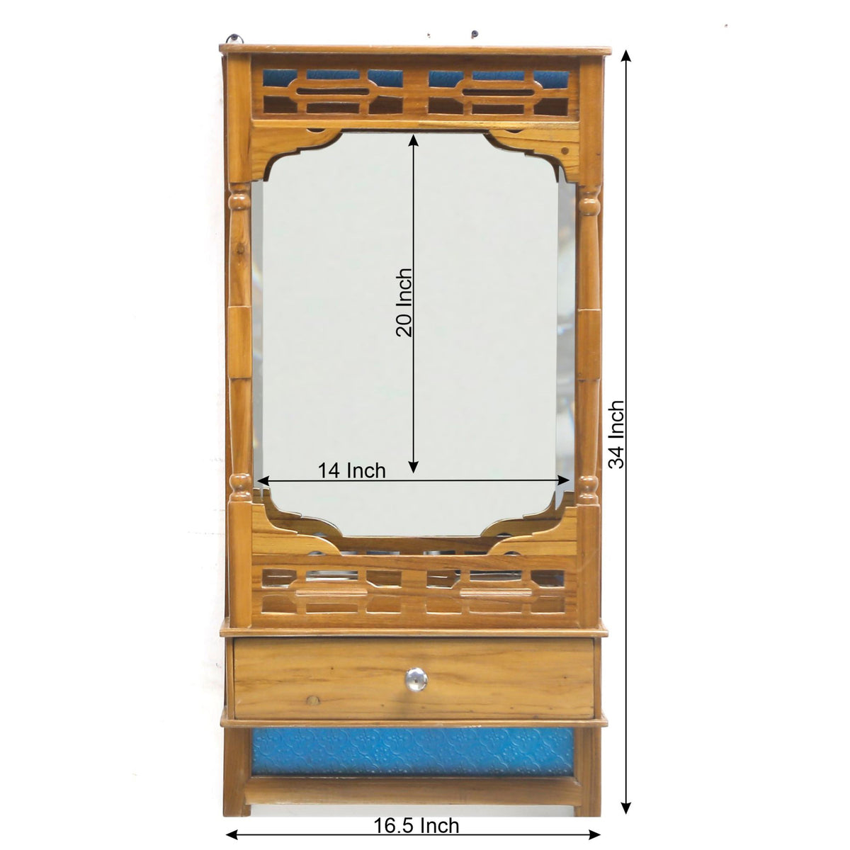 Poppy Colonial Wall Mirror — view 5