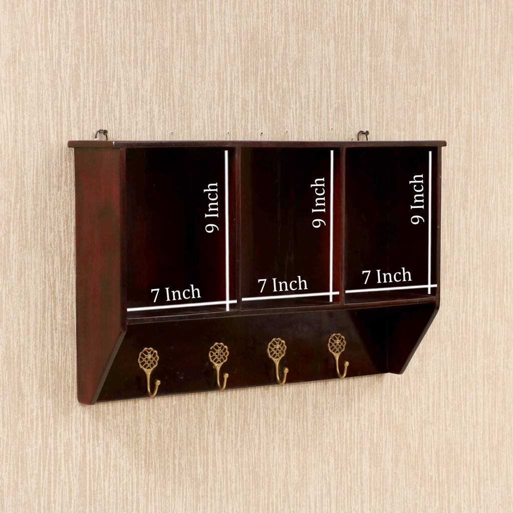 Calla Solid Wood Storage Rack — view 3