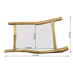 Phoebe Solid Wood Wall Mirror — view 2