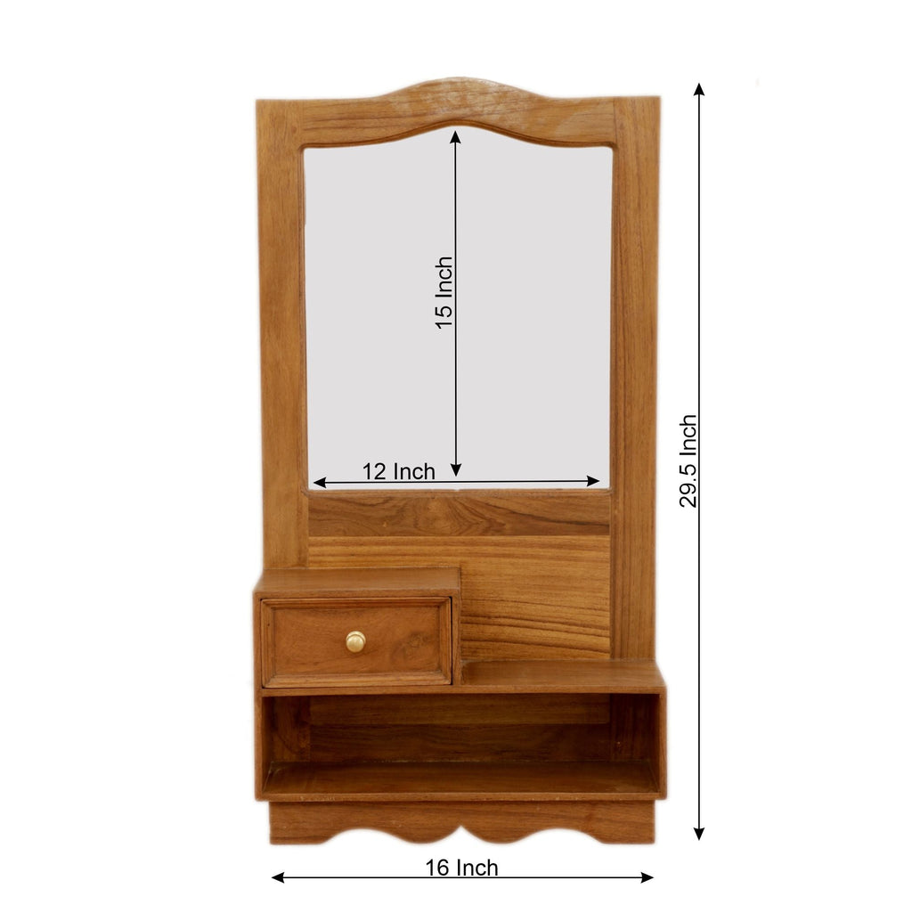 Pearl Solid Wood Wall Mirror — view 4