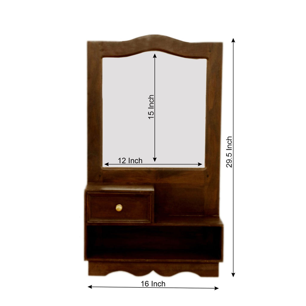 Ottilie Solid Wood Wall Mirror — view 4