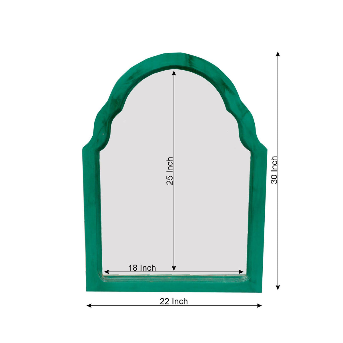 Nova Green Wall Mirror — view 3