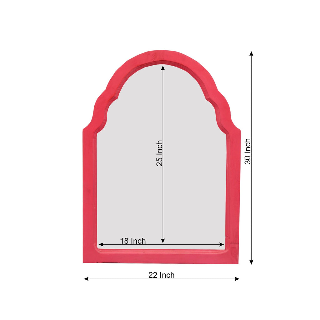 Noelle Solid Wood Wall Mirror — view 3