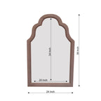Nerina Solid Wood Wall Mirror — view 3