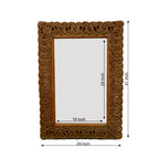 Nadine Solid Wood Wall Mirror — view 3