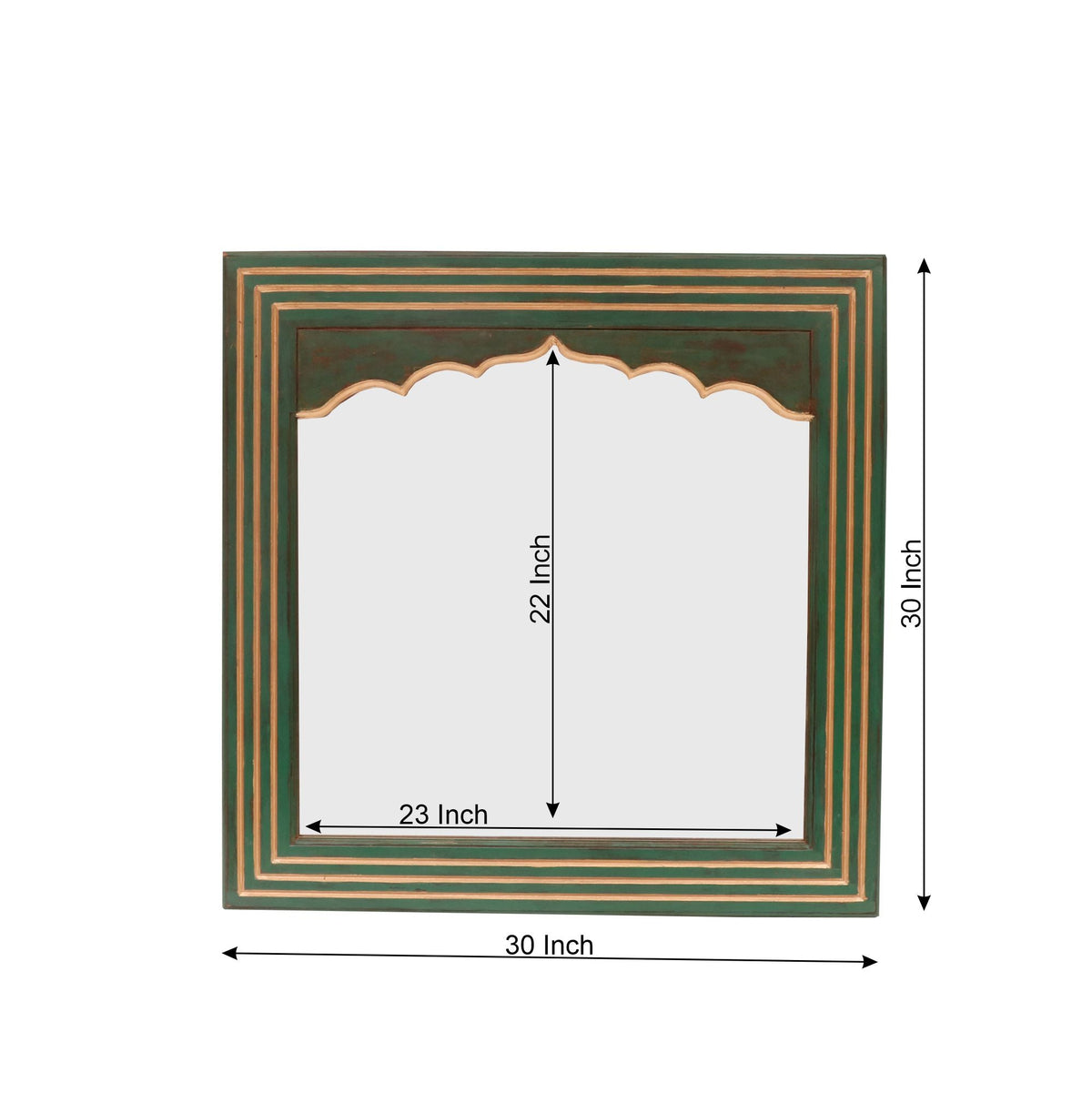 Marina Green Wall Mirror — view 3