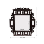 Marielle Carved Rustic Wall Mirror — view 3