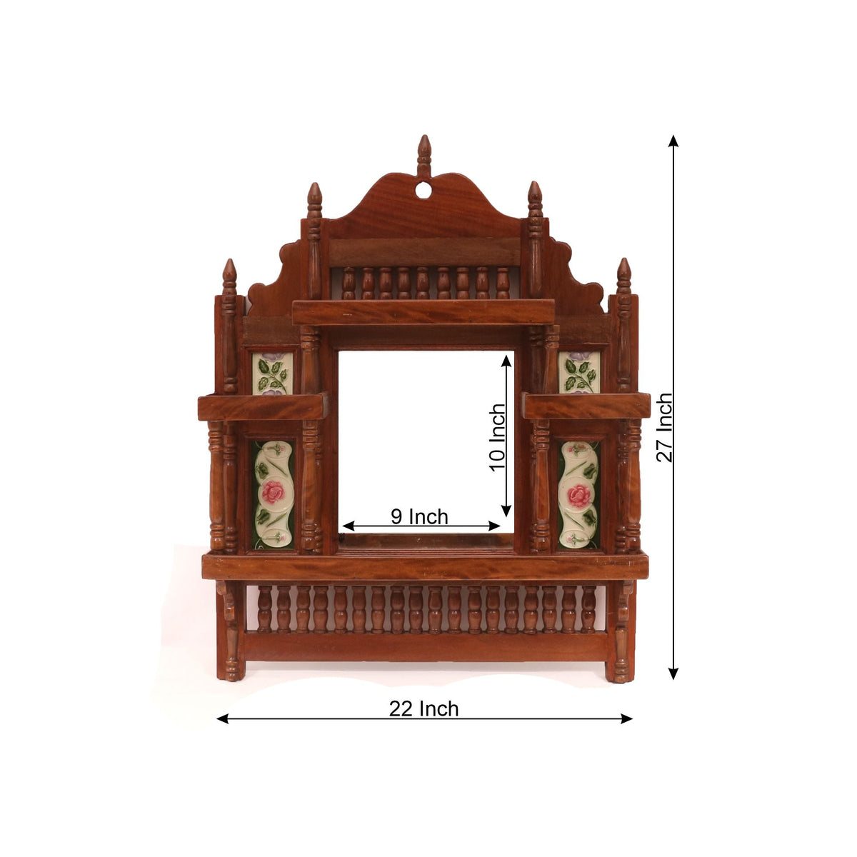 Lucia Tiled Wall Mirror — view 4