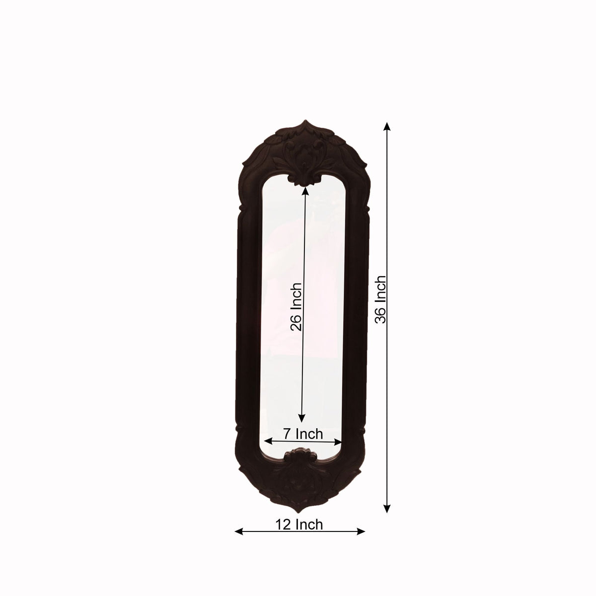 Lola Carved Wall Mirror — view 4