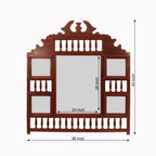 Lisette Carved Wall Mirror — view 4
