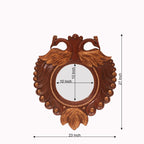 Lilian Peacock Wall Mirror — view 3