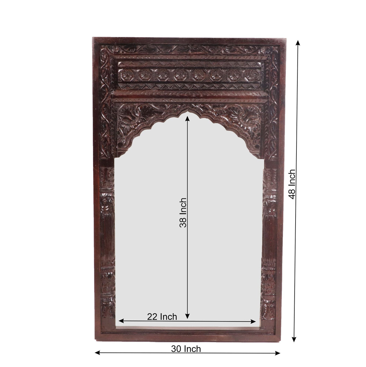 Leonie Carved Wall Mirror — view 4