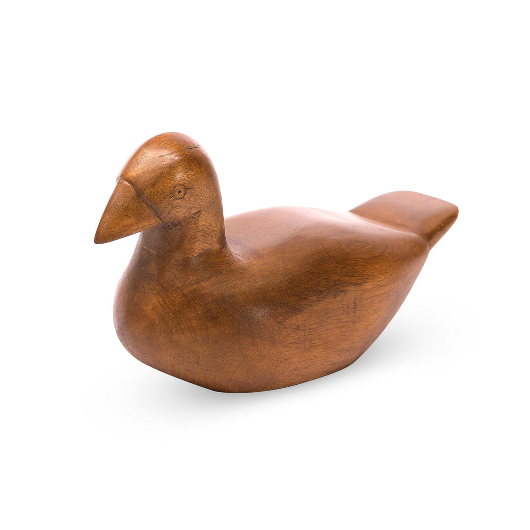 Natural Wooden Bird Animal Figurine